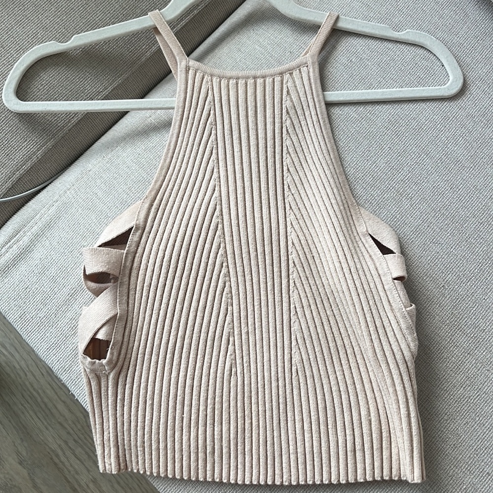 High Neck Sweater Tank